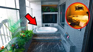 Spending a Night at a luxurious open-air bath Love hotel | Tokyo in Japan | Travel