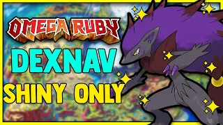 POKEMON OMEGA RUBY HARDCORE NUZLOCKE - DEXNAV SHINY ONLY!