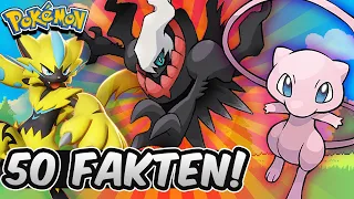 50 FAKTEN über MYSTERIÖSE Pokemon welche du vielleicht nicht kennst!