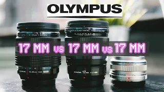 17mm VS 17mm VS 17mm - RED35 Comparison