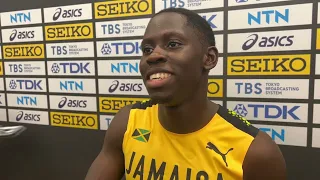 Oblique Seville Surprised He Ran 9.86 To Beat Fred Kerley In World Championships 100m First Round