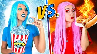 ¡Musical FRÍO VS. CALIENTE! Chica DE FUEGO y chica HELADA || ¡Divertidas situaciones por La La Vida!