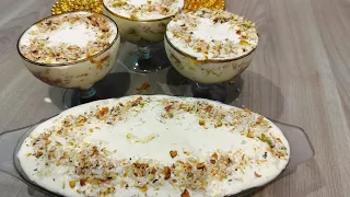 Turkish dessert देसी स्टाइल में || yummy and delicious desert only in 5 minutes..