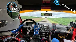 Hunsrück Rallye 2024, WP3 Mörschieder Burr, Peugeot 205 GTI 1.9, Leidgschwendner / Reinders