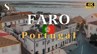 Faro Portugal 4K |  Early Morning Relaxing Walking Tour in Faro Portugal #portugal #relaxing