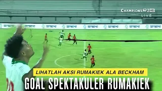 Goal Indah Rumakiek Ala David Beckham Vs Timor Leste Bikin Geger Negara Sebelah