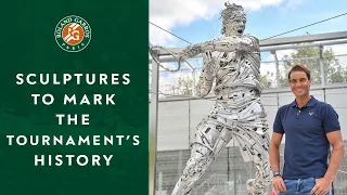 Sculptures to mark the tournament’s history I Roland-Garros 2021