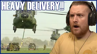 Royal Marine Reacts To "Heavy Delivery" Dutch CH-47 Chinooks Sling Load Training