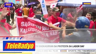 Mga pulis at raliyista nagkagirian sa protesta sa Labor Day | TeleRadyo Balita (02 May 2022)