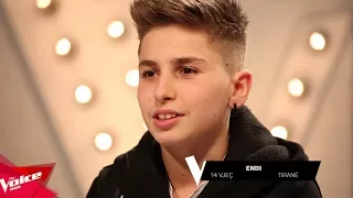 Endi - Introduction video | The Blind Auditions | The Voice Kids Albania 2018