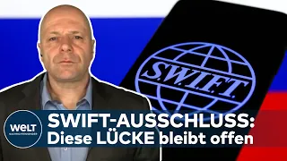 KRIEG in der UKRAINE: SWIFT-Ausschluss RUSSISCHER BANKEN - Schärfste wirtschaftliche Sanktion