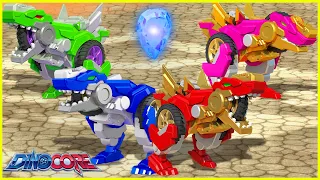 Dinocore Game | Super Dinosaurs Converge | Cartoon For Kids | Dinosaurs Animation Robot