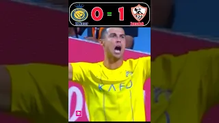 Zamalek vs Al Nassr | 2023 Arab Club Champions Cup Highlights #shorts #shortsviral #ronaldo