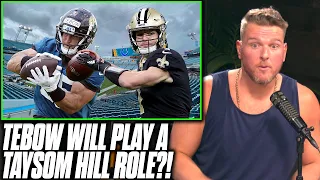 Pat McAfee Reacts: Tim Tebow Planned To Play A Taysom Hill Position