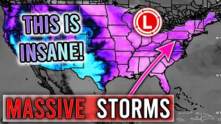 This is INSANE: Massive Storms expected in the long range, HUGE Pattern Flip, Severe Weather, Snow??