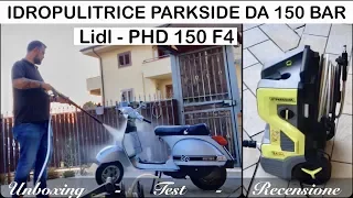 PARKSIDE pressure washer 150 bar. PHD 150 F4. LIDL 15 mpa. Test review. High pressure