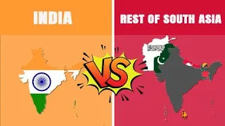 India vs Rest of South Asia | Country Comparison | Data Around The World