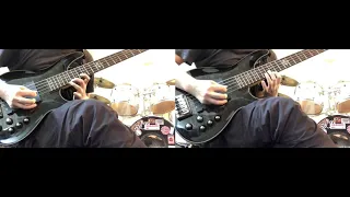 [ X JAPAN ] DAHLIA ギターソロをベースで弾いてみた(guitar solo bass cover)