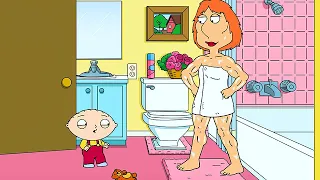 Stewie was overwhelmed when he saw Lois's muscles and fell in love with his own mother