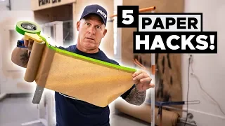 5 FANTASTIC HACKS for Painters! Hand Masker Tips!