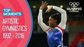 Women's Artistic Gymnastics Teams - Champions 1992 to 2016 | Top Moments