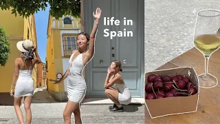 SPAIN TRAVEL VLOG 🍒 exploring seville, night out in barcelona, clothing haul, etc!