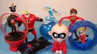 McDONALD'S THE INCREDIBLES FULL SET COLLECTION 1-8 VIDEO REVIEW