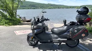 Suzuki Burgman 650 Scooter  Friday Afternoon  Ride in Central Pennsylvania