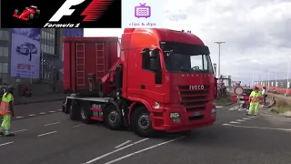 Ferrari Trucks Arrive at Zandvoort | F1