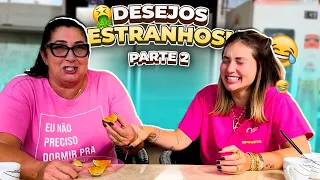 EXPERIMENTANDO DESEJOS ESTRANHOS DE GRÁVIDA!! (PARTE 2)