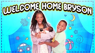 Yaya And Dj Meet Their Baby Brother  For The First Time