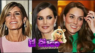 La reina Letizia cediendo el puesto a Begoña Gómez en Londres