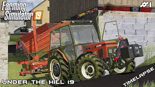 Silage harvest in muddie Slovenia with Zetor | Under the Hill 19 | Farming Simulator 19 | Episode 1
