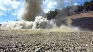 Blasting Rock for a House Site