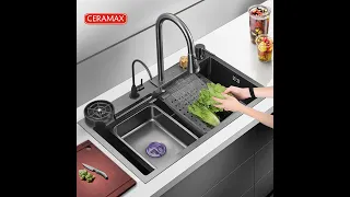 Nano water fall sink installation video | best class sink | ceramax | jp industries - 9015192934