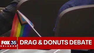 Debate over 'Drag and Donuts' heard at school board meeting