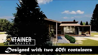 Open Plan Living - Shipping Container House | Two bedroom