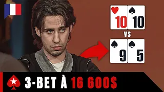 Cet AMATEUR agressif a DÉTRUIT les pros pour un énorme gain à 6 chiffres ♠️ PokerStars en Français