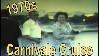 8mm film of late 1970s Carnival Cruise to St. Thomas and St. Maarten