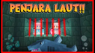 ATUN & MOMON KABUR DARI PENJARA BAWAH LAUT !! Feat @sapipurba  Minecraft