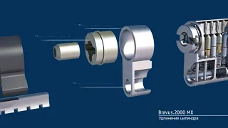 Немецкие цилиндры Abus Bravus  MX модульные |#Инженер +380683803449