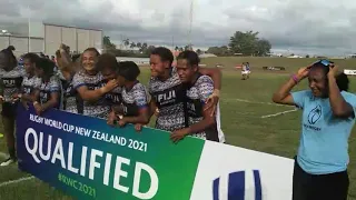 Fiji Airways Fijiana 15s team qualified for the 2021 RWC