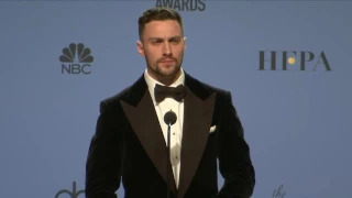 Aaron Taylor Johnson - Golden Globes 2017 - Full Backstage Interview