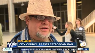 City Council approves ban on Styrofoam in San Diego