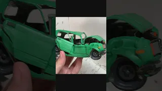 WOW! amazing crash test car plasticine clay