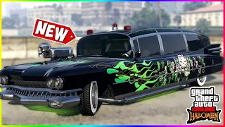 GTA 5 Halloween 2023 DLC Update- NEW Albany Brigham Vehicle Customization & Review (Ghost Livery)