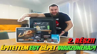 Építettem egy *GAMER* PC-t WARZONE-RA HAVEROMNAK!?... | INTEL I3 12100F + NVIDIA GTX 1050 Ti