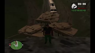 GTA San Andreas МОЖЕТ ЛИ ТАНК ОСТАНОВИТЬ ПОЕЗД - эксперимент