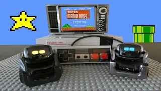 Cozmo & Vector playing Super Mario Bros on the LEGO Nintendo NES