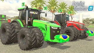 MINHA NOVA FROTA DE TRATORES || SANTO INÁCIO || FARMING SIMULATOR 22 || #194 G29